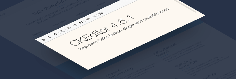 CKEditor 4.6.1 blog post image