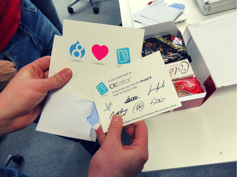 Cards from Drupal 8 Team