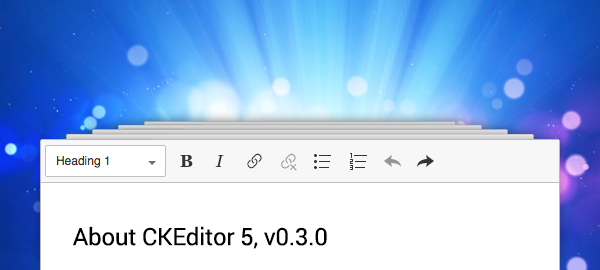 ckeditor 5 document editor example