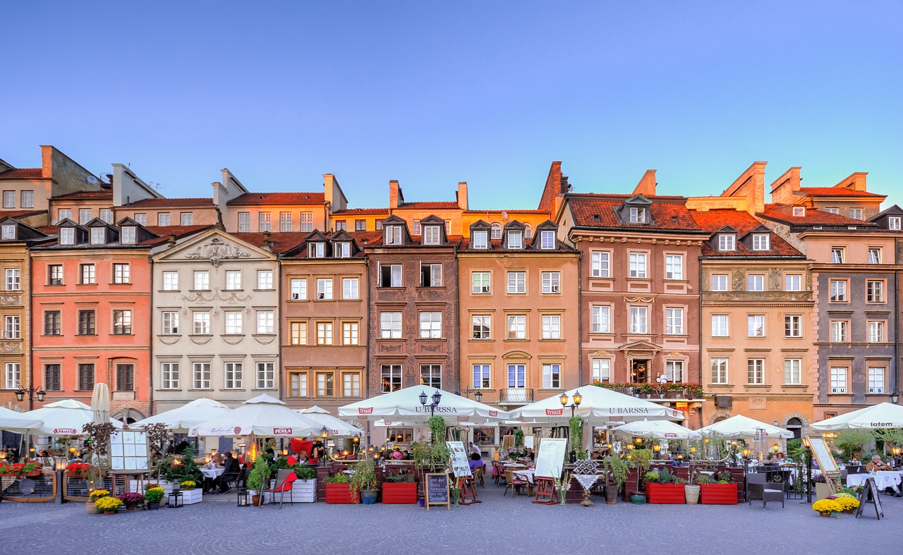 Picture of the Warsaw Old Town.