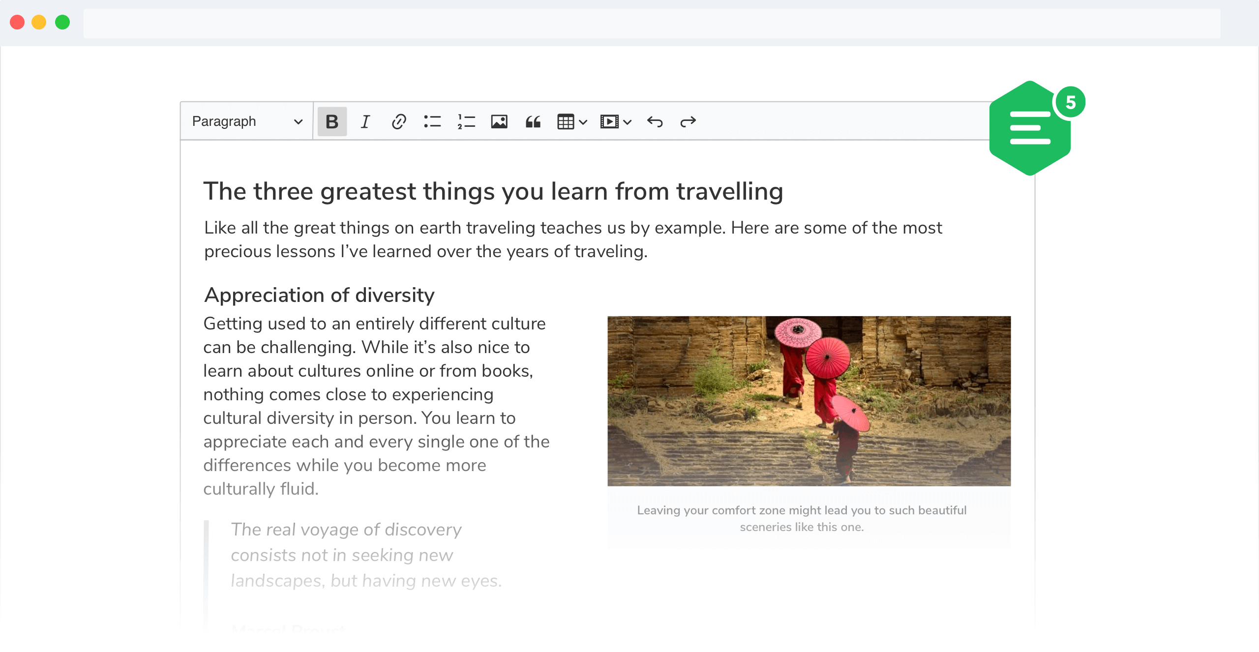 ckeditor 5 document editor example