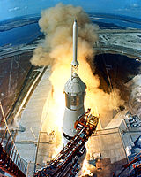 Saturn V carrying Apollo 11.